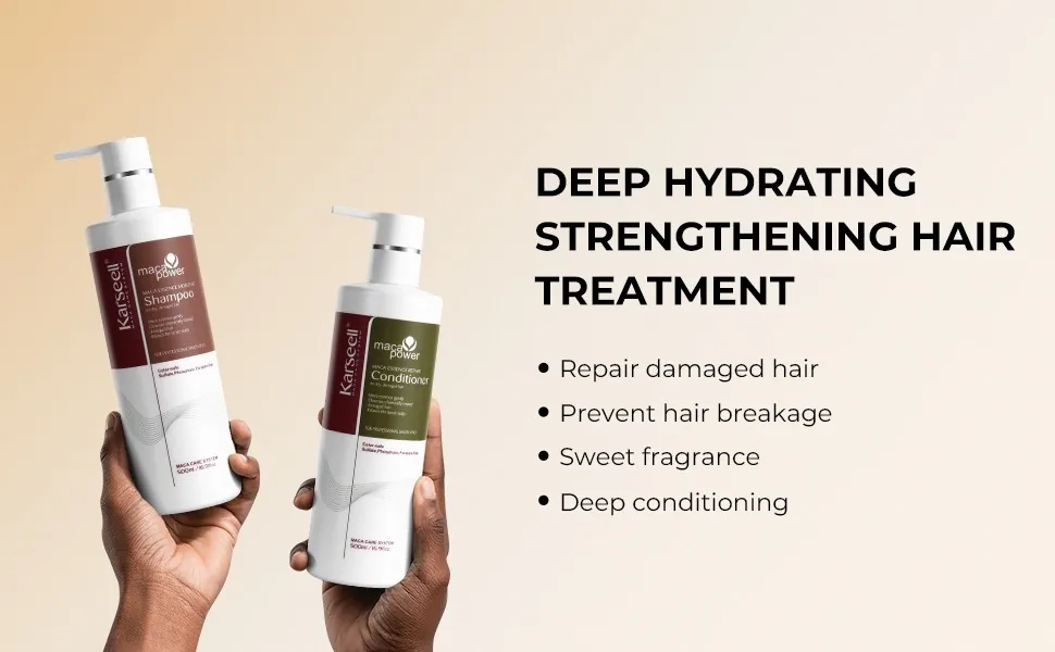 Karseell Collagen Hair Treatment Repair Conditioning, Set de champú y acondicionador