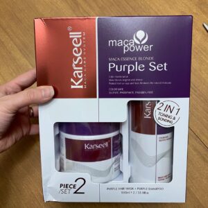 Karseell Mascarilla Capilar Morada + Set de Champú Morado