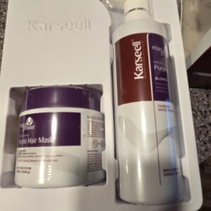 Karseell Mascarilla Capilar Morada + Set de Champú Morado