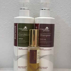 Karseell Aceite Capilar+Champú y Acondicionador Set Reparador Capilar
