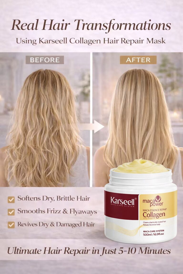 Guía completa para reparar el cabello seco y dañado (Soluciones Karseell)